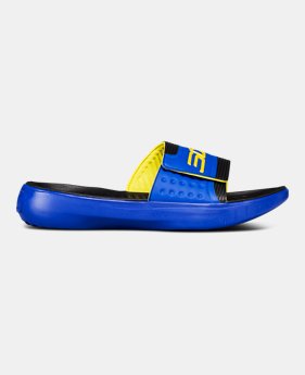 Men's UA Curry 4 Slides 1 Color Available $50