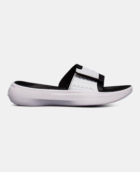 New Arrival Boys' UA Curry 4 Slides 1 Color $50