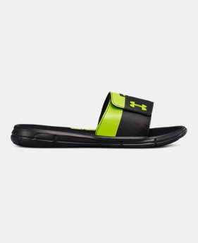 Boys' UA Mercenary IX Slides 3 Colors Available $35