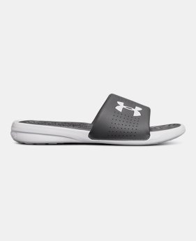 Men’s UA Playmaker Fixed Strap Slides 1 Color Available $28