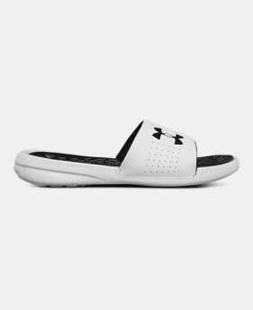 Boys' UA Playmaker Fixed Strap Slides 1 Color $26