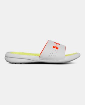 Girls' UA Playmaker Fixed Strap Slides 1 Color Available $26
