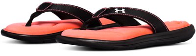 under armour women's marbella oval vi thong flip flops