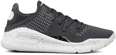 curry 4 low black and white