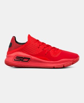 Men's UA Curry 4 Low Basketball Shoes 1 Color $120
