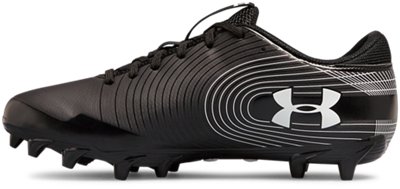 black and white football shoes