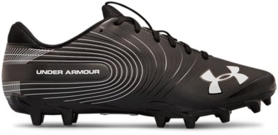 all black under armour cleats