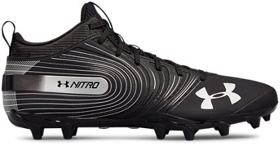 under armour football cleats black