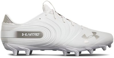 white high top under armour cleats