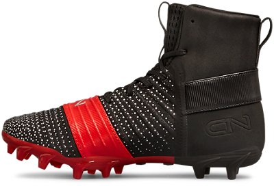boys red football cleats