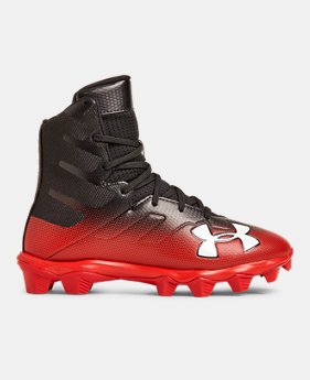 Boys' UA Highlight RM Jr. Football Cleats $55