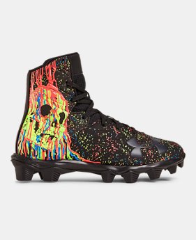 New Arrival Boys' UA Highlight RM Jr. LE Football Cleats $60