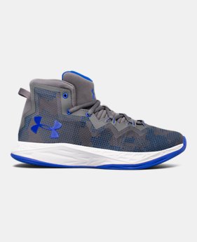 New Arrival Boys' Grade School UA Lightning 4 Basketball Shoes 2 Colors $69.99