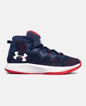 New Arrival Boys' Grade School UA Lightning 4 Basketball Shoes 1 Color $69.99