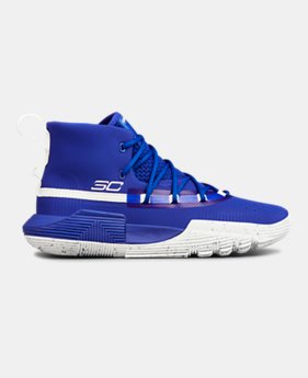 New Arrival Boys' Grade School UA SC 3ZER0 II Basketball Shoes 2 Colors Available $85