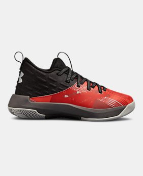 Boys' Pre-School UA Lightning 5 Basketball Shoes 2 Colors Available $60