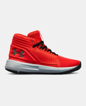 New Arrival Boys' Grade School UA Torch Mid Basketball Shoes 3 Colors Available $75