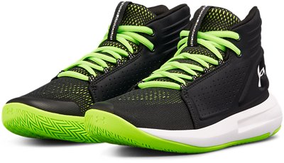 boys basketball shoes green