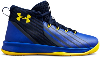 navy blue under armour basketball shoes