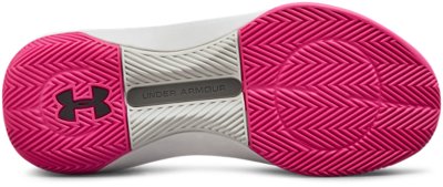 under armour pink basketball shoes