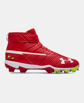 New Arrival Men's UA Harper 3 Mid RM Baseball Cleats 1 Color Available $50