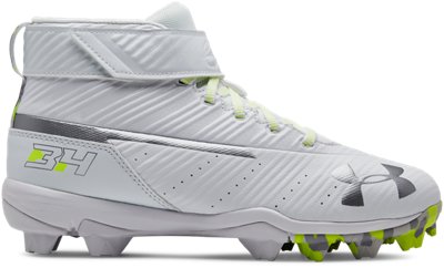 all white under armour baseball cleats