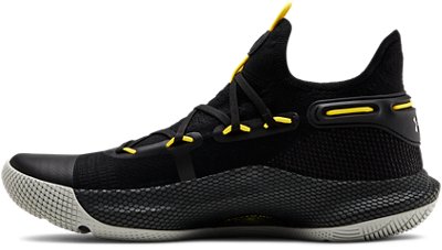 UA Curry 6 Basketball Shoes, Black , , Black 
