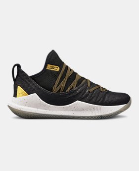 New Arrival Boys' Grade School UA Curry 5 Basketball Shoes 3 Colors Available $140