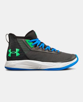 New Arrival Boys' Grade School UA Jet 2018 Basketball Shoes 5 Colors Available $55