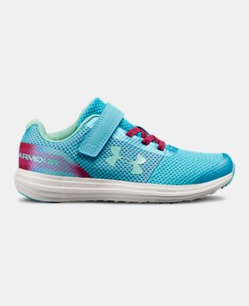 New Arrival Girls' Pre-School UA Surge RN Prism 2 Colors Available $52