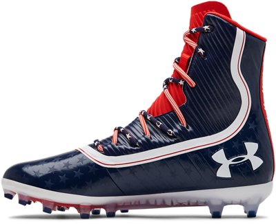 under armour maroon football cleats