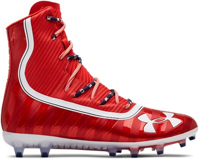 under armour all red cleats