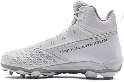 black and gold under armour football cleats