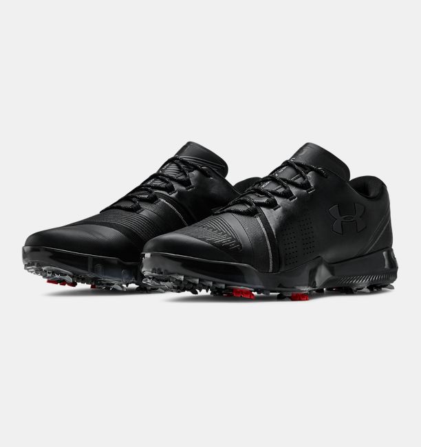 Men's UA Spieth 3 Golf Shoes, Black , , Black , Click to view full size