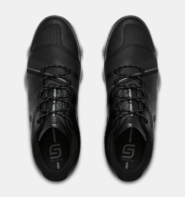 Men's UA Spieth 3 Golf Shoes, Black , , Black , Click to view full size