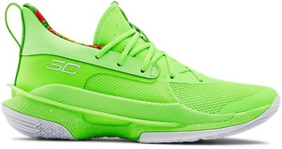 under armour basketball shoes green