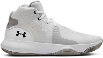 all white under armour basketball shoes