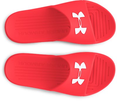 under armour slides red