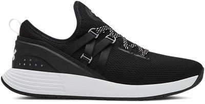 under armour black trainers womens