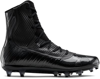 white high top under armour cleats