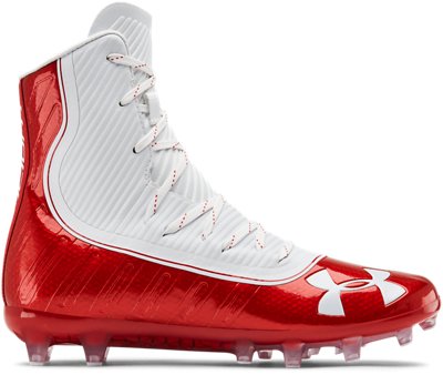 red white blue under armour cleats