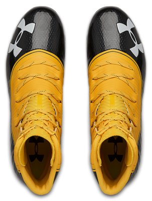 under armour yellow cleats