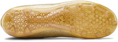 gold football cleats under armour