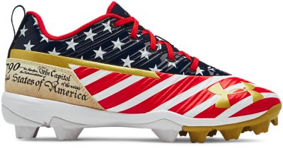 under armour stars and stripes baseball cleats