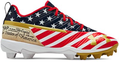 under armour american flag baseball cleats