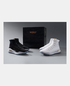 New Arrival Men's UA Curry 4 “More Rings” Championship Pack 1 Color $0