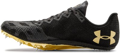 under armour track spikes gold