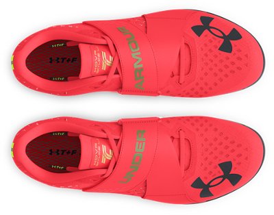 Under Armour HOVR Skyline LJ Track Spikes Red Neon Mens 8 Womens 9.5 3021863-601 UA HOVR™ Skyline Long Jump | Under Armour SG main image 2