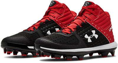 UA Yard Mid TPU Jr. Baseball Cleats 