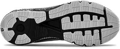 black runners white sole